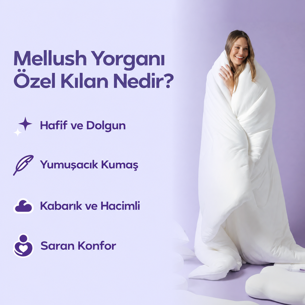 MarshMellow™  Bulut Konforunda Yorgan